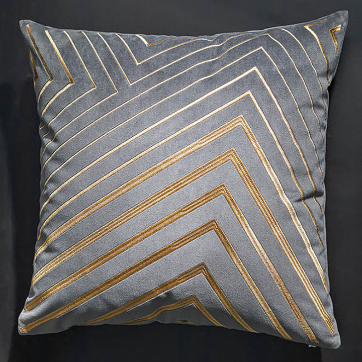 The gilded luxury velvet cushion cover