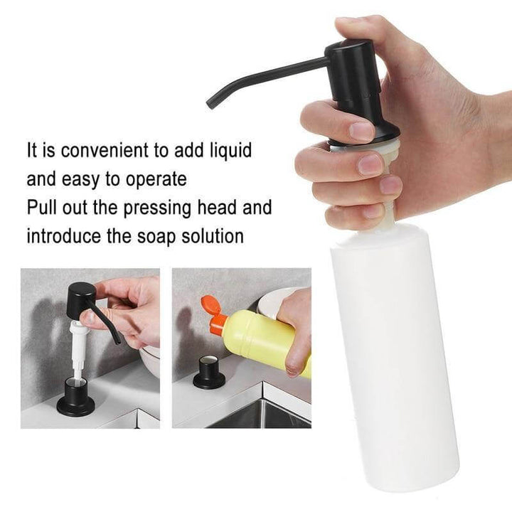 Wall-mounted soap dispenser