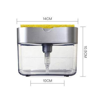 Wall-mounted soap dispenser