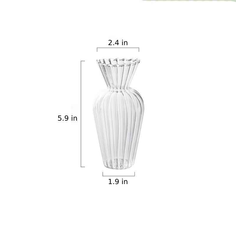 Petal-Textured-Glass Accents &amp; Vases