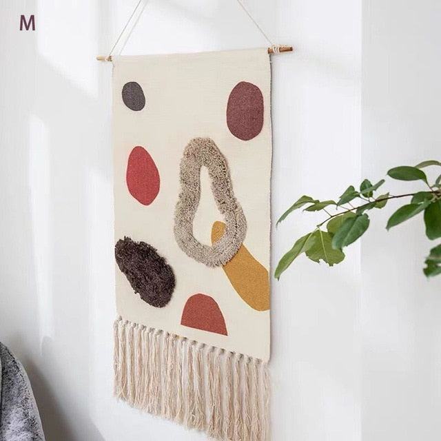 Geometric Tufted Wall Carpet