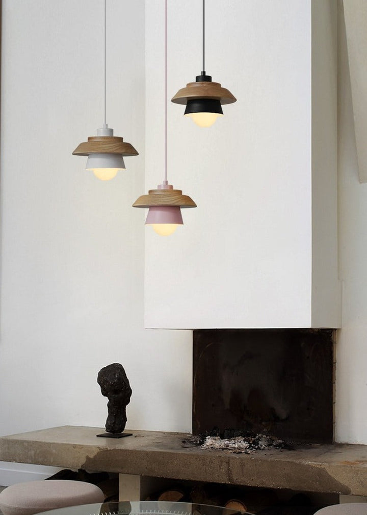 Modern Nordic Wooden Pendant Light
