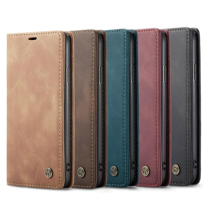 Magnetic Flip Wallet Case for iPhone