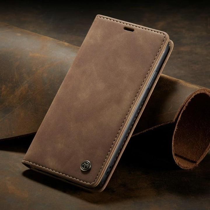 Magnetic Flip Wallet Case for iPhone
