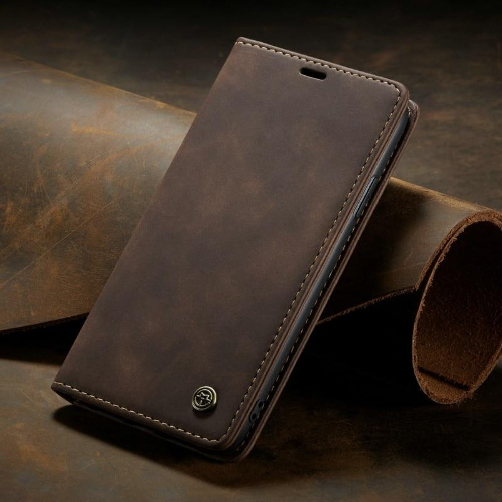 Magnetic Flip Wallet Case for iPhone