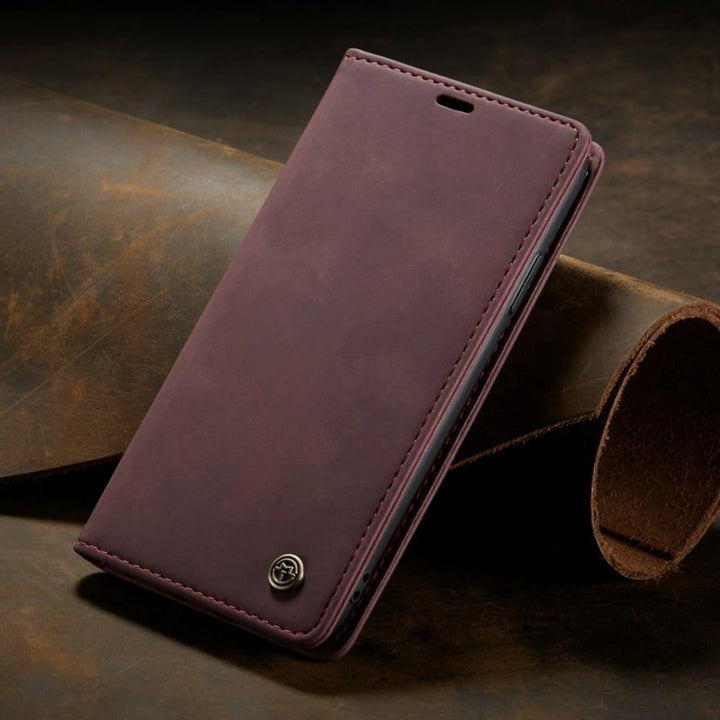 Magnetic Flip Wallet Case for iPhone