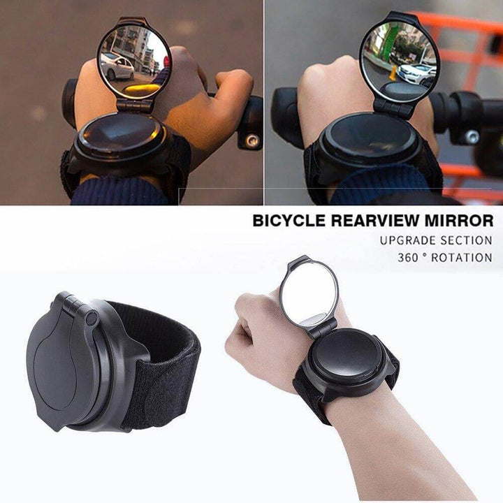 Cycling Wrist Band Back Mirror |