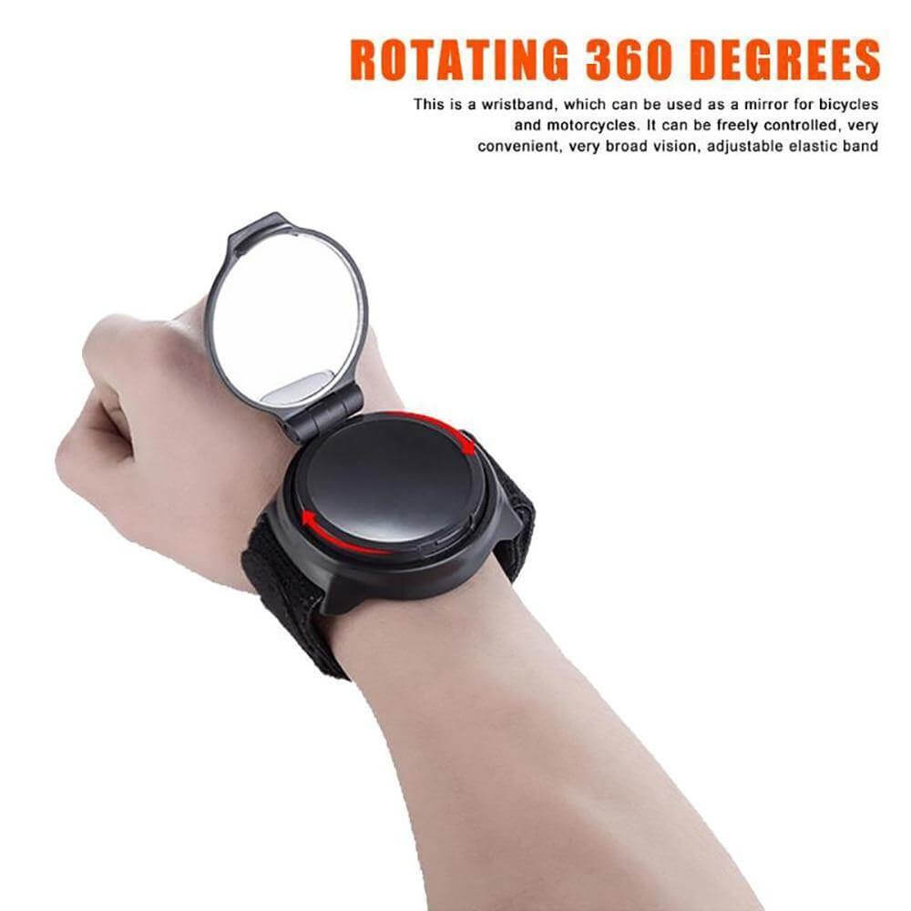 Cycling Wrist Band Back Mirror |