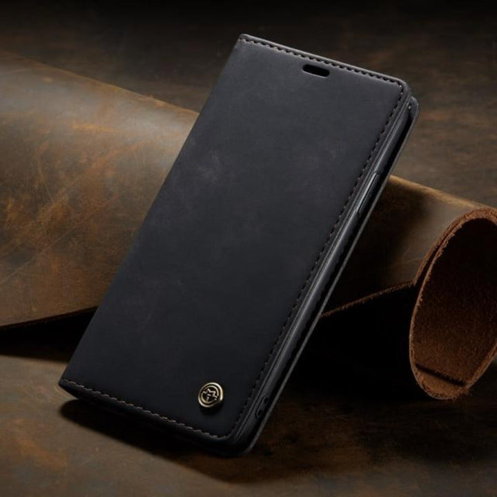 Magnetic Flip Wallet Case for iPhone