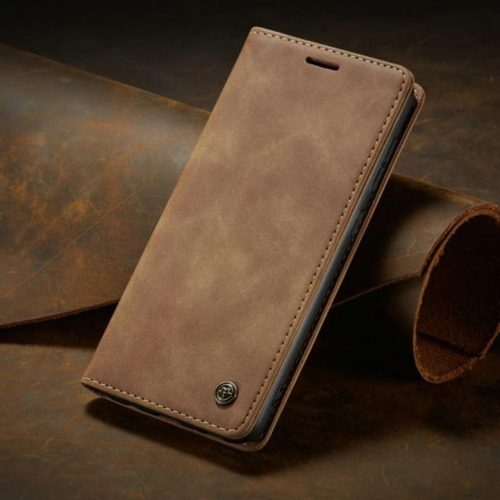 Magnetic Flip Wallet Case for iPhone