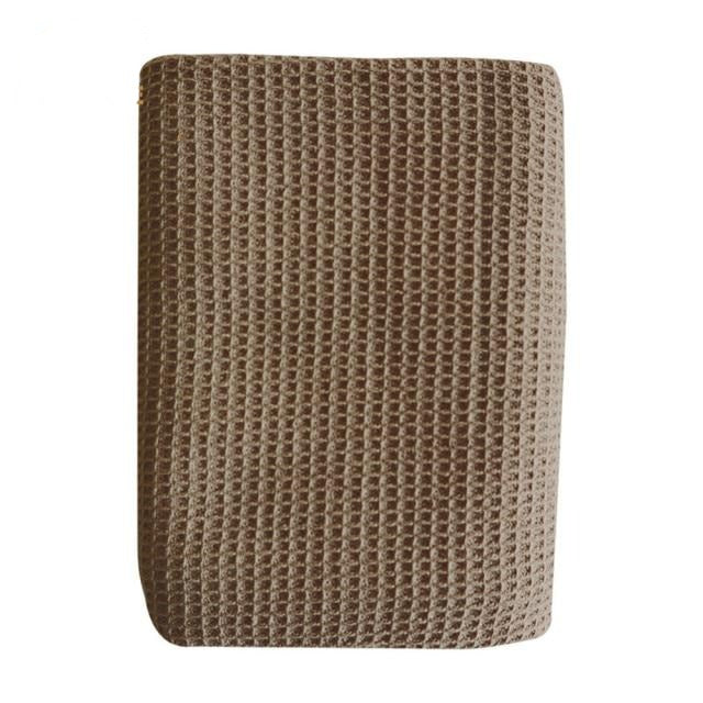 Waffle Fabric Cotton Kitchen Towel Set (Set of 2)