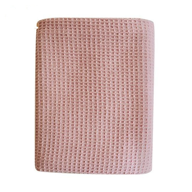 Waffle Fabric Cotton Kitchen Towel Set (Set of 2)