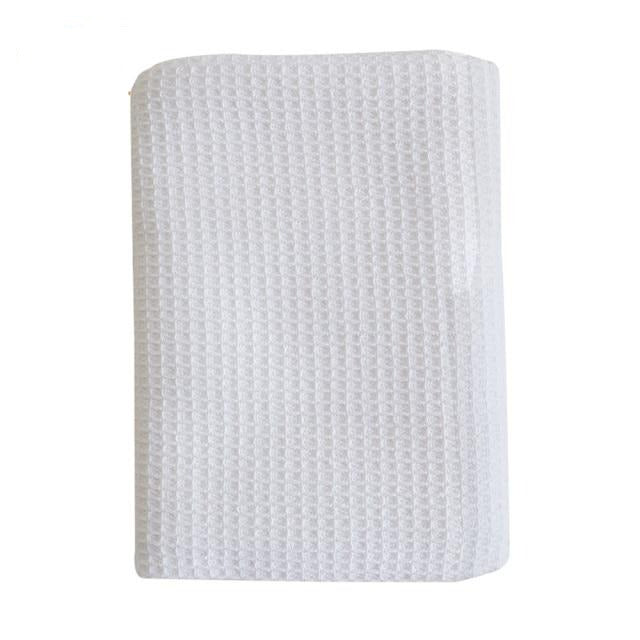 Waffle Fabric Cotton Kitchen Towel Set (Set of 2)