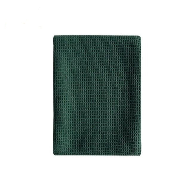 Waffle Fabric Cotton Kitchen Towel Set (Set of 2)
