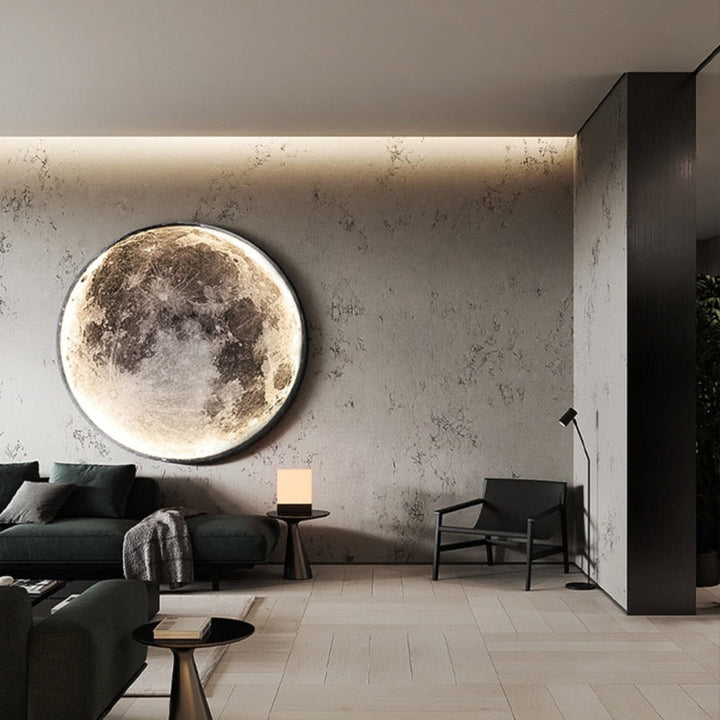 3D LED Moon or Earth Ceiling or Wall Light