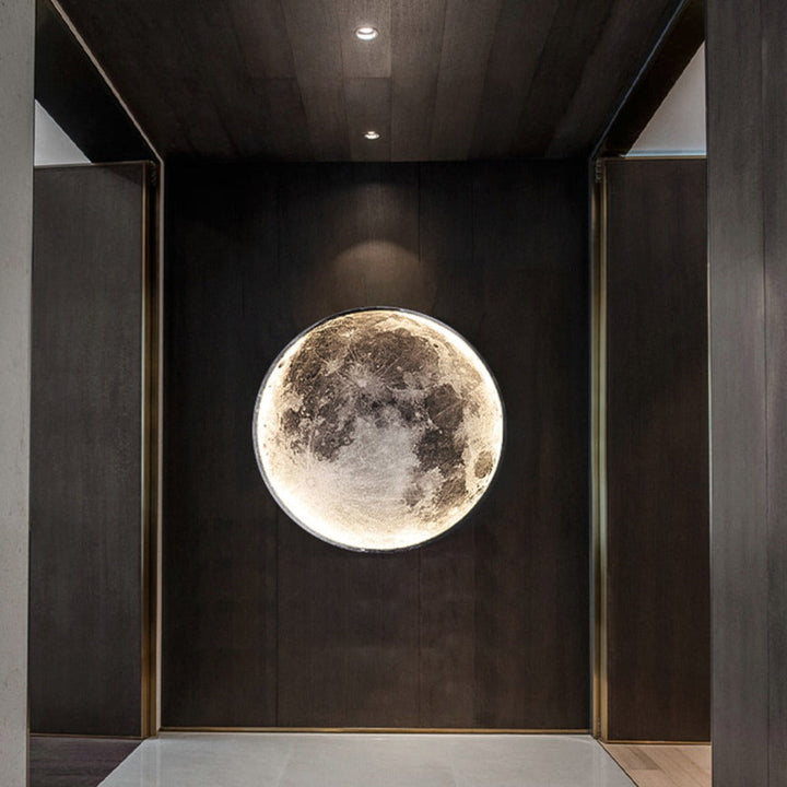 3D LED Moon or Earth Ceiling or Wall Light
