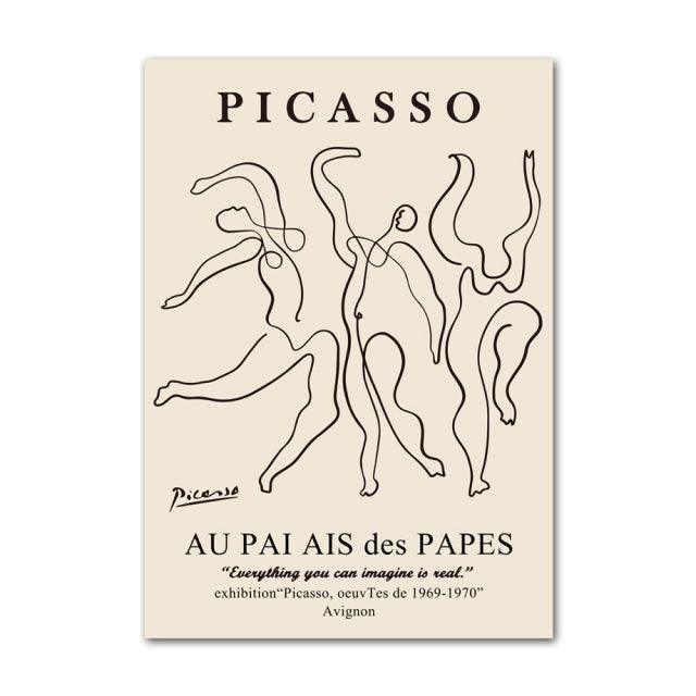 Henri Matisse Picasso Abstract Canvas
