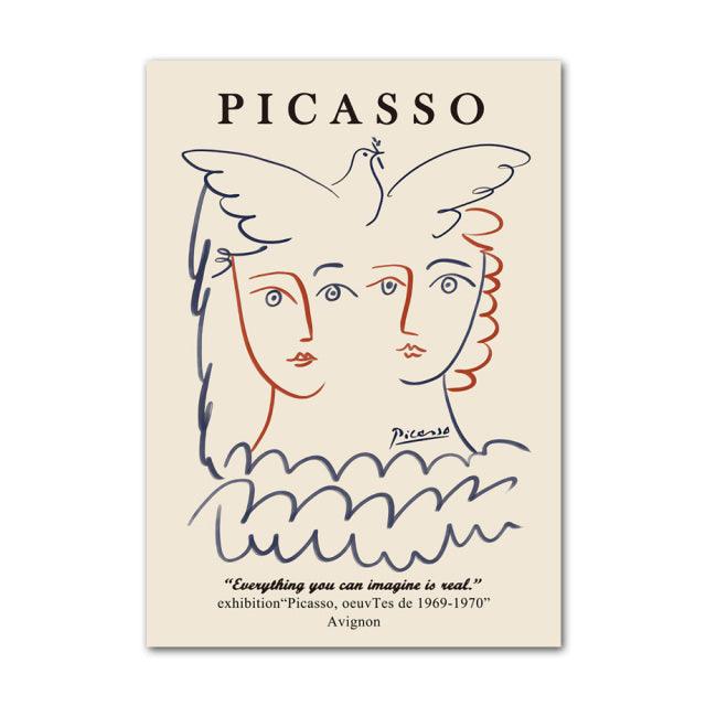 Henri Matisse Picasso Abstract Canvas