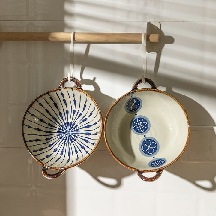 Flora Ceramic Pasta Bowls