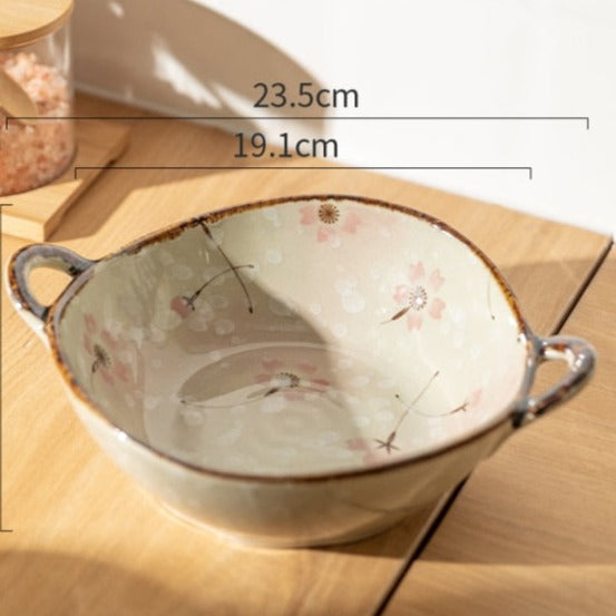 Flora Ceramic Pasta Bowls