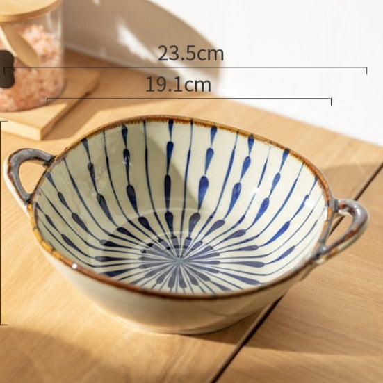 Flora Ceramic Pasta Bowls