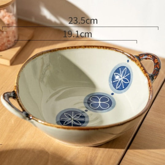 Flora Ceramic Pasta Bowls