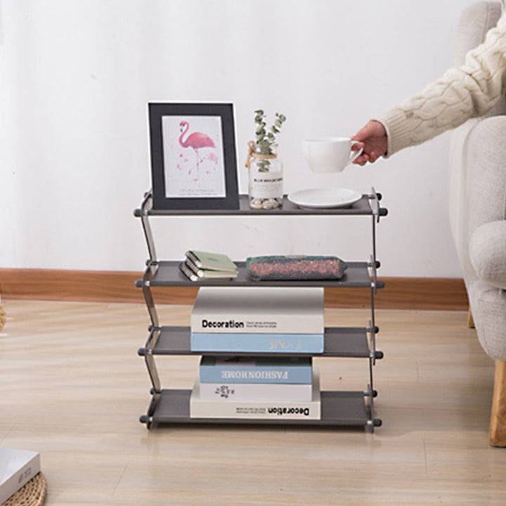 Minimal Z Adjustable Desk Organizer and Shoe Rack