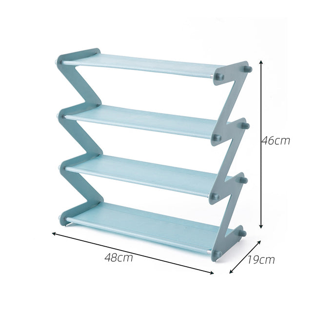 Minimal Z Adjustable Desk Organizer and Shoe Rack