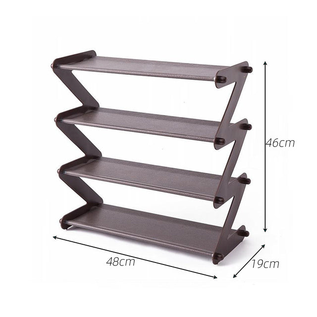 Minimal Z Adjustable Desk Organizer and Shoe Rack