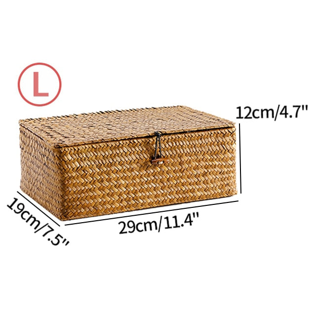 Handwoven Rattan Box