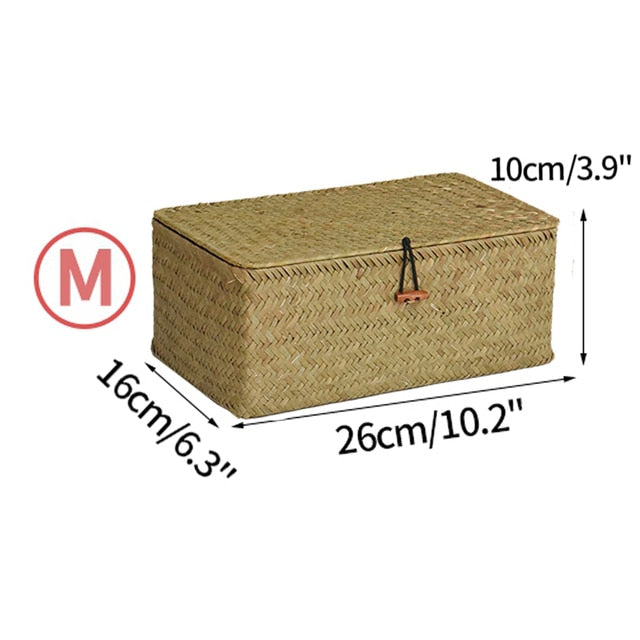 Handwoven Rattan Box