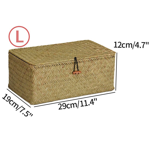 Handwoven Rattan Box