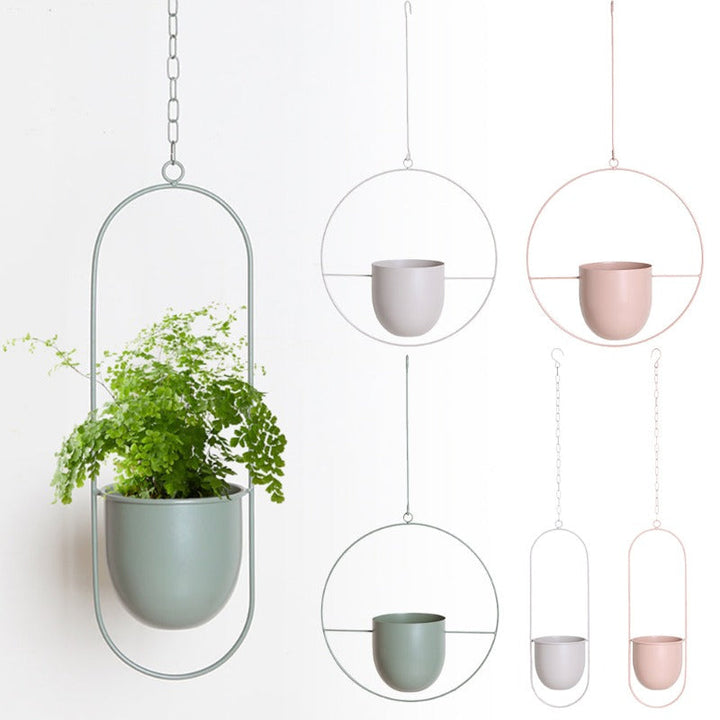 Hanging Plant Pot Holder made of Metal