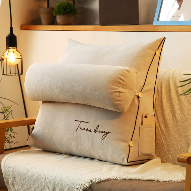 {CLEARANCE SALE} Luxurious reading cushion with backrest