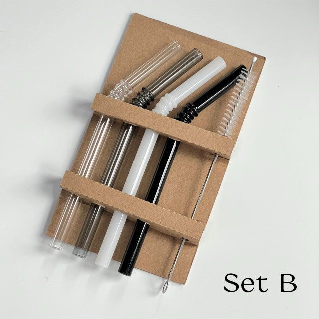 Glass straw - Set of 4