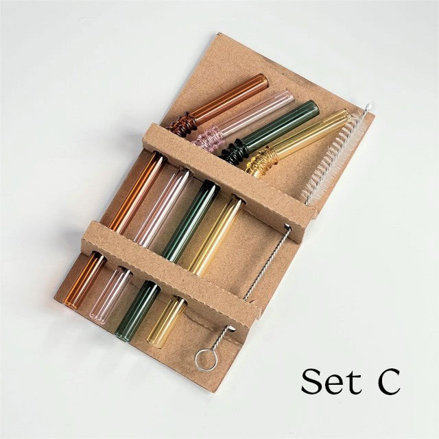 Glass straw - Set of 4