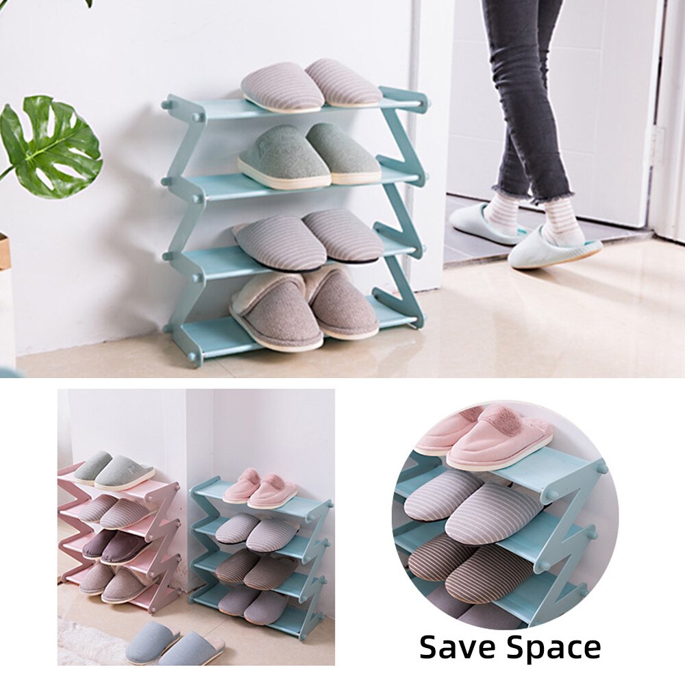 Minimal Z Adjustable Desk Organizer and Shoe Rack