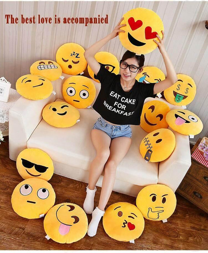 Complete Emoji Set Cushion