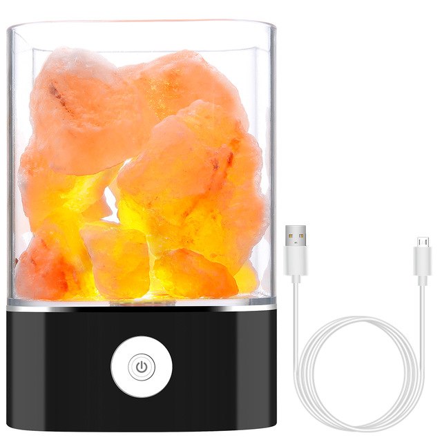 Himalayan Salt Desk Lamp &amp; Air Purifier White