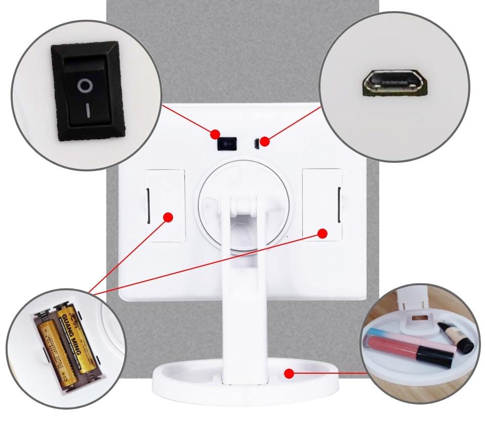 LED Light Frame Make-Up Mirror |