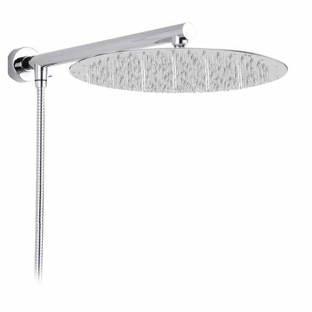 Wall-mounted rain shower ultra-slim