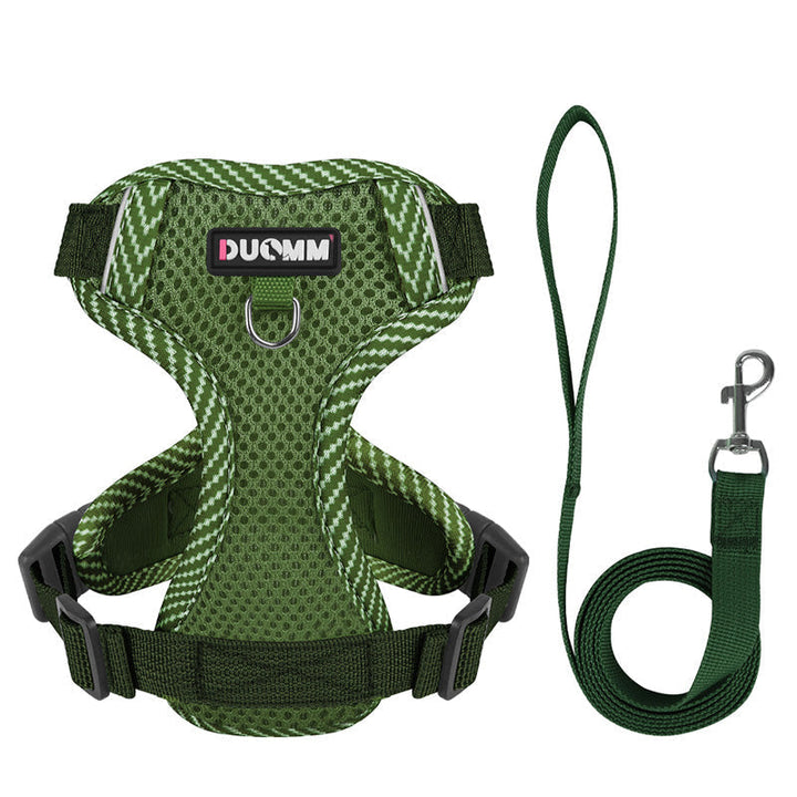 Reflective Harness and Leash Set for Small Dogs - AirFlex