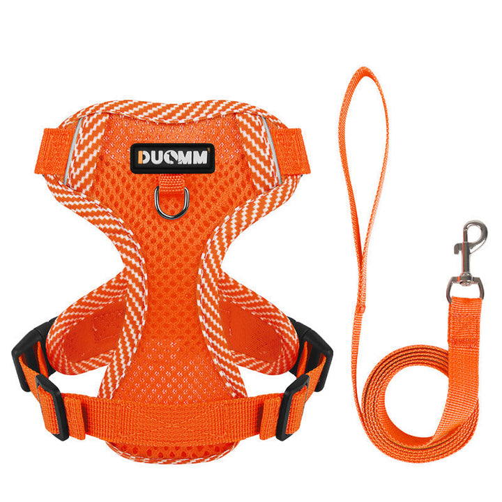 Reflective Harness and Leash Set for Small Dogs - AirFlex