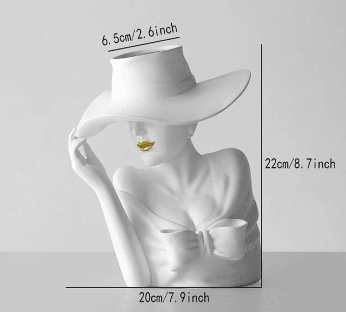Resin Portrait Flower Pot