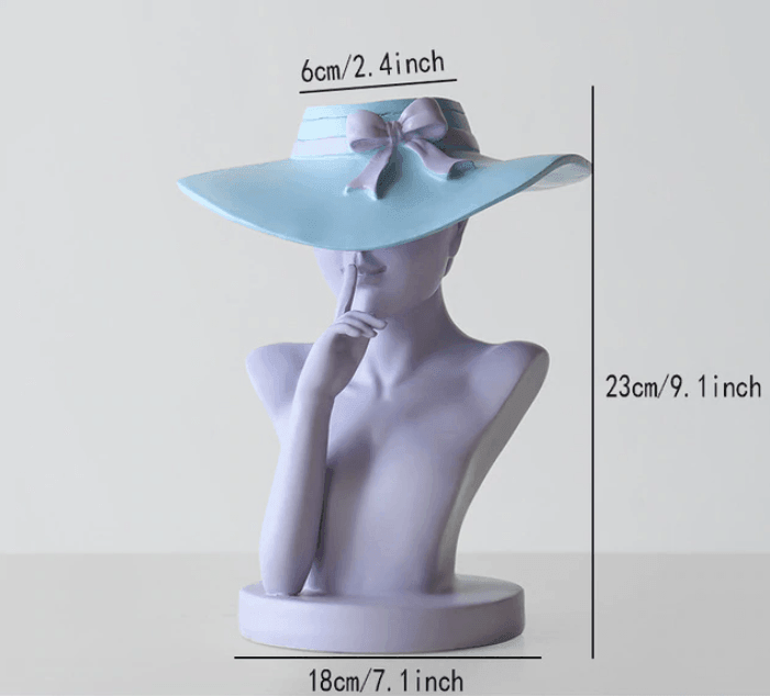 Resin Portrait Flower Pot