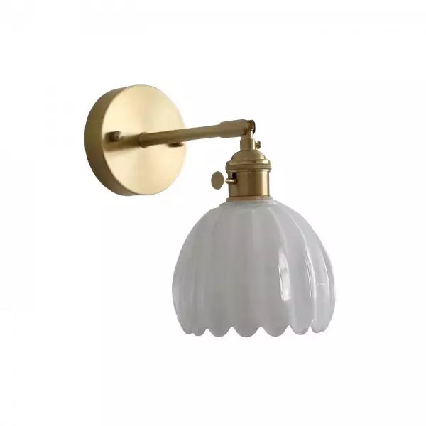 Flower Bud Tulip Glass Wall Light