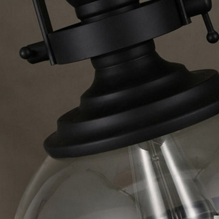 Antique Glass Iron Retro Industrial Chandelier Pendant Ceiling Lights