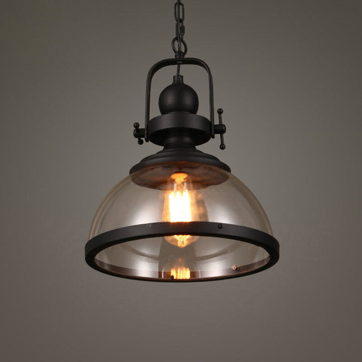 Antique Glass Iron Retro Industrial Chandelier Pendant Ceiling Lights