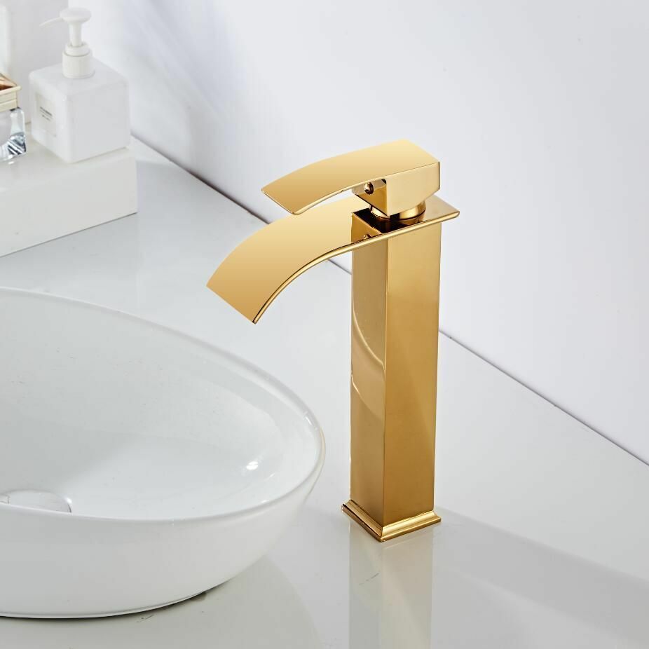 Vanity faucet waterfall faucet brass vanity faucet mixer tap