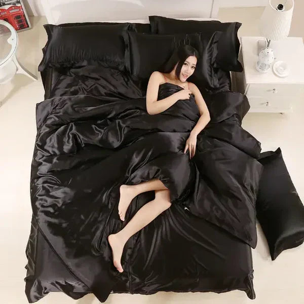 Satin Duvet Cover - Velora